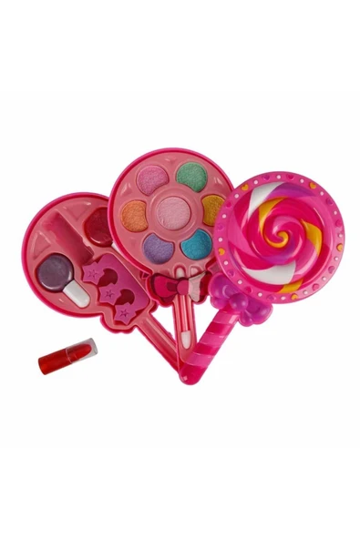Lolipop Şekilli 2 Katlı Makyaj Güzellik Seti