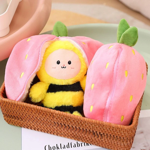 Çilek Arı Peluş Oyuncak - Arı - 30cm - 12