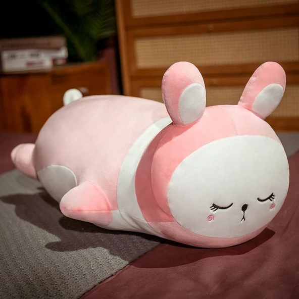 Peluş Oyuncak Yastık - Tavşan - 80cm