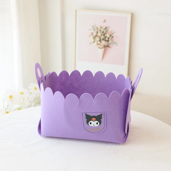 Katlanabilir Saklama Kutusu - Kuromi - 20*15*12CM - 9