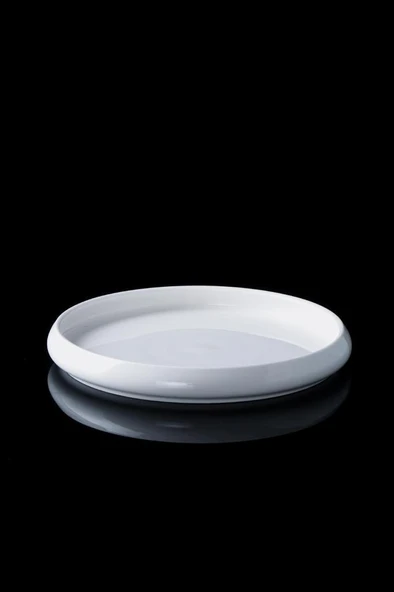 Acar Bianco Perla 6 Adet Porselen Yuvarlak Servis Tabak - 20 cm SCT-21-0222 - 2