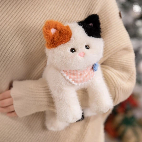 Çiçek Desenli Peluş Oyuncak Bebek - 28cm - 8
