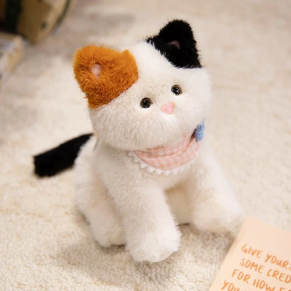 Çiçek Desenli Peluş Oyuncak Bebek - 28cm