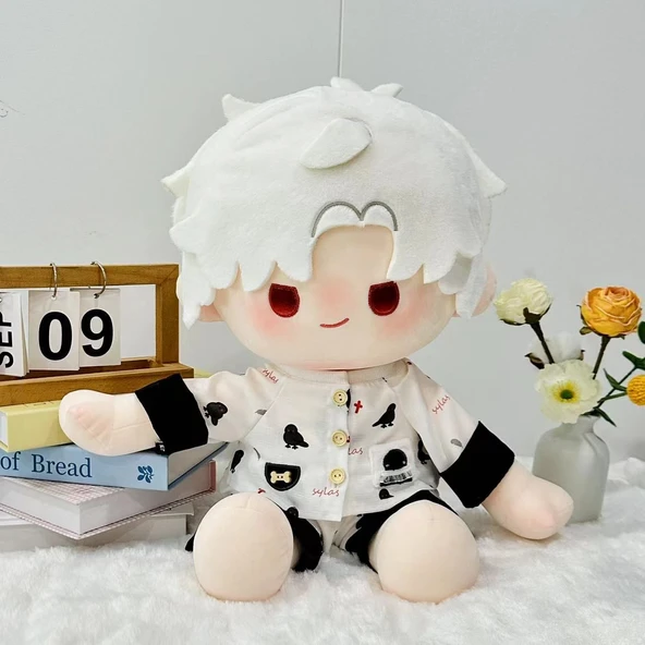 40cm Oyuncak Bebek için Karga Desenli Pijama - Resim 2