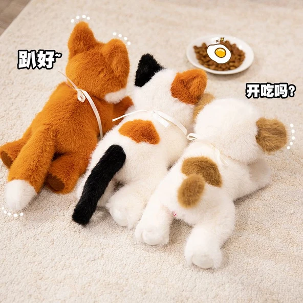 Çiçek Desenli Peluş Oyuncak Bebek - 28cm - 11