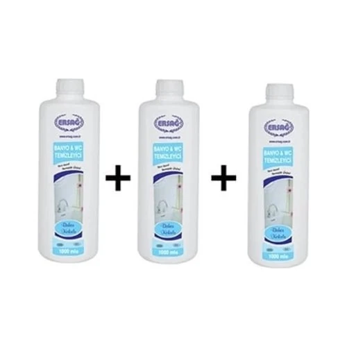Ersağ Bahar Kokulu Banyo Wc Temizleyici 3 x 1 L