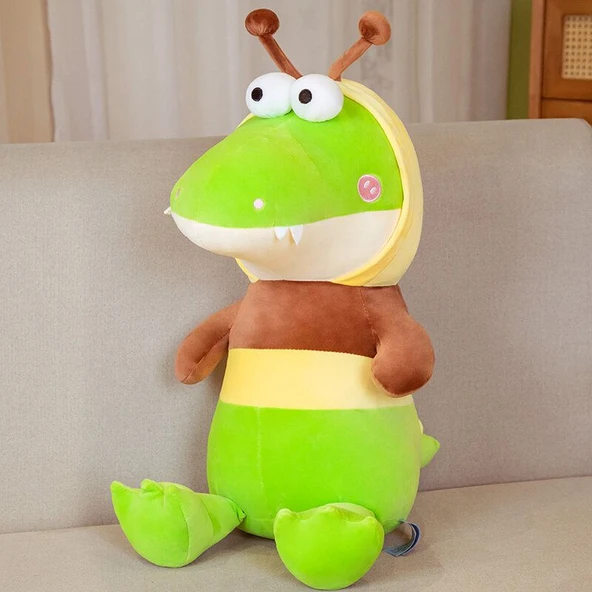 Dönüşebilen Dinozor Peluş Oyuncak - Arı - 45cm