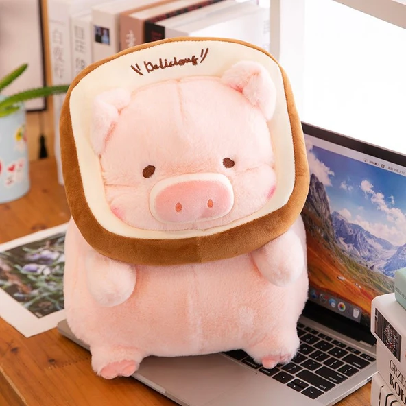 Tost Domuz Peluş Oyuncak - 55cm - 7