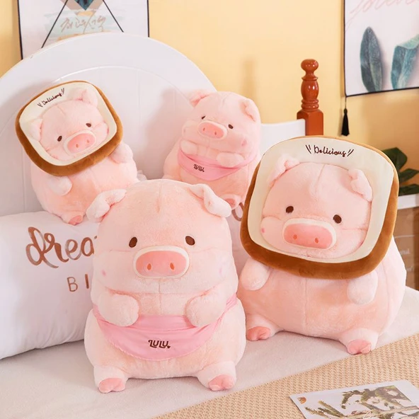 LuLu Domuz Peluş Oyuncak - 35cm - 12