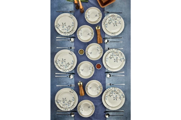 Cooker 24 Parça Porselen Yemek Takımı - 6 Kişilik - 2
