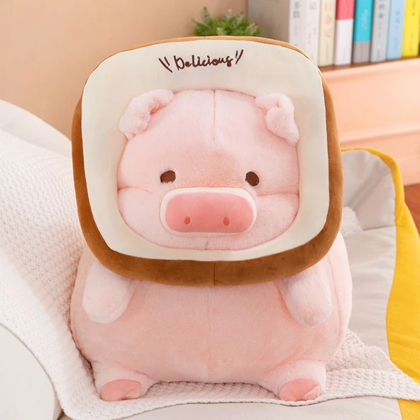 LuLu Domuz Peluş Oyuncak - 35cm - 4