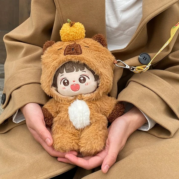 20cm Oyuncak Bebek Tulumu - Kapibara Temalı