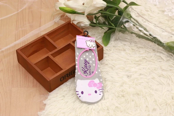 Peluş Çorap - Gri, Tek Beden - 10 Yaş