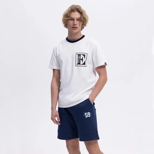 Ellesse Erkek Kırık Beyaz Tişört EM458 ürün görseli