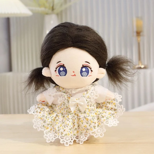 Ünlü Peluş Bebek 23cm - Giydirilmiş Karamel