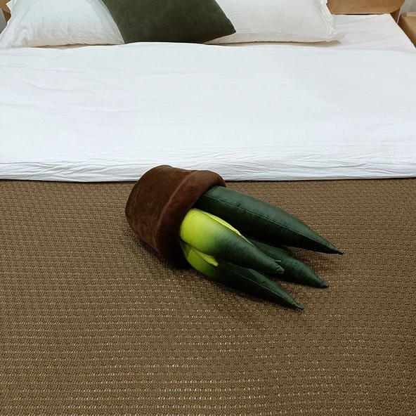 Büyük Saksı Bitki Peluş Oyuncak - Aloe Vera - 20x43cm - 12