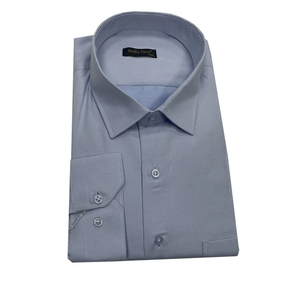 Atilla Özer Büyük Beden Klasik Erkek Gömlek 7323 - 2