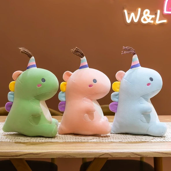 Pembe Şeker Dinozor Peluş Oyuncak - 50cm - 6