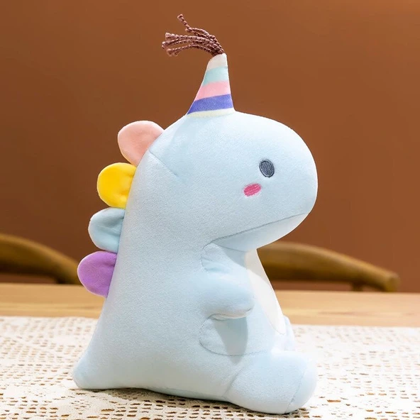 Mavi Şeker Dinozor Peluş Oyuncak - 40cm