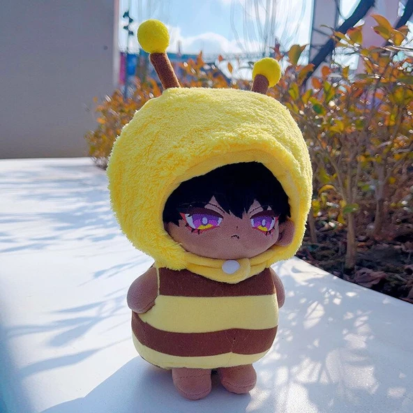 Arı Bebek Peluş Oyuncak Bebek Kıyafeti - 20cm - 2
