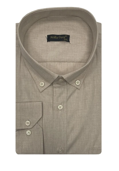 Atilla Özer Büyük Beden Klasik Erkek Gömlek 7324