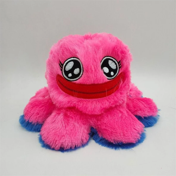 Huggy Wuggy Peluş Oyuncak Bebek - Gül Kırmızısı - 20cm