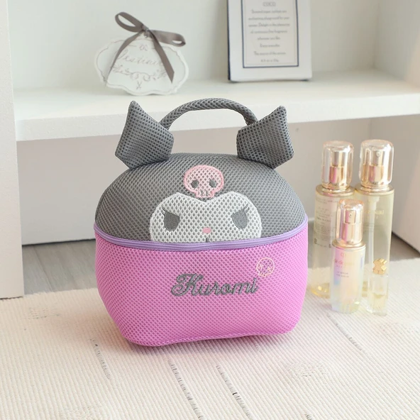 Çizgi Film Peluş Makyaj Çantası - Pochacco - 22x20x12cm - 12