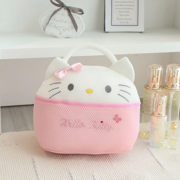 Çizgi Film Peluş Makyaj Çantası - Pochacco - 22x20x12cm - 6