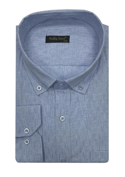 Atilla Özer Büyük Beden Klasik Erkek Gömlek 7325