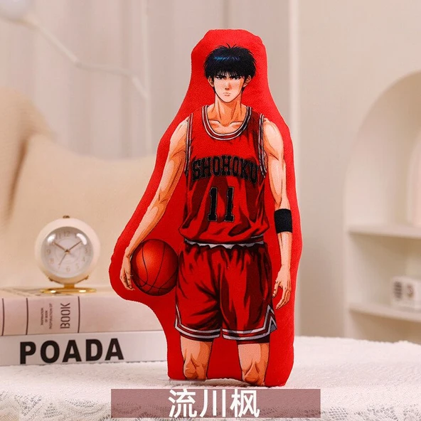 Slam Dunk Anime Kaede Rukawa Peluş Yastık - 40cm