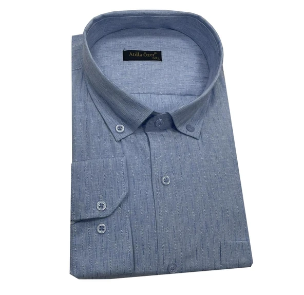 Atilla Özer Büyük Beden Klasik Erkek Gömlek 7325 - 2
