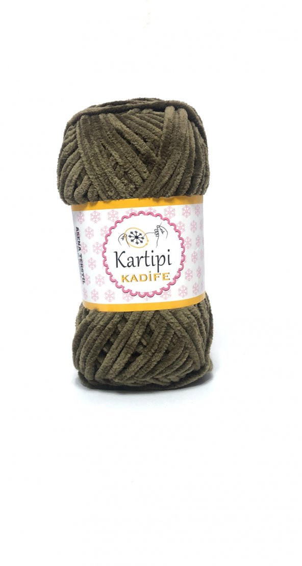 Kartipi Kadife İp Koyu Gri-Antrasit