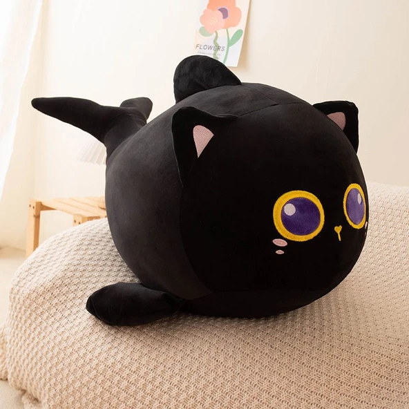 Köpek Balığı Kedi Peluş Oyuncak Bebek - 90cm