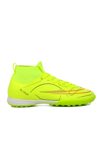 Playup Neon Sarı  Erkek Halı Saha Ayakkabısı MH-241-132 M