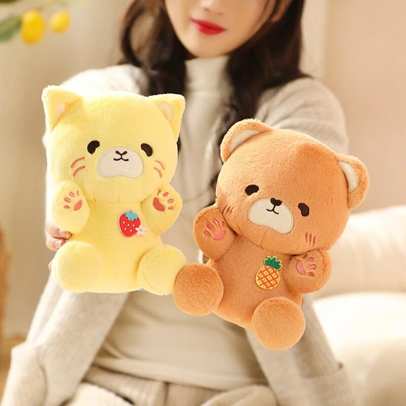Meyve Hayvan Peluş Oyuncak - Meyve Tavşan - 24cm - 5