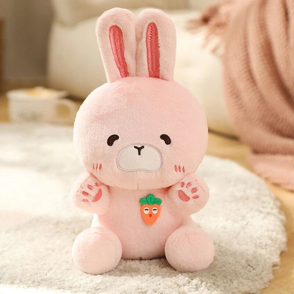 Meyve Hayvan Peluş Oyuncak - Meyve Tavşan - 24cm