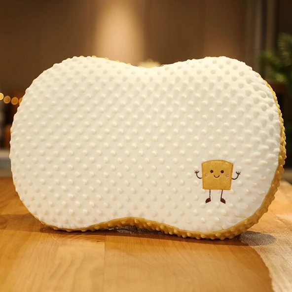 Hafızalı Kedi Göbek Yastığı - Çilek - 55x35cm - Resim 4