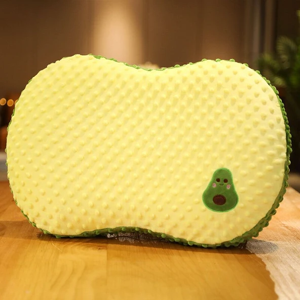 Hafızalı Kedi Göbek Yastığı - Çilek - 55x35cm - Resim 6