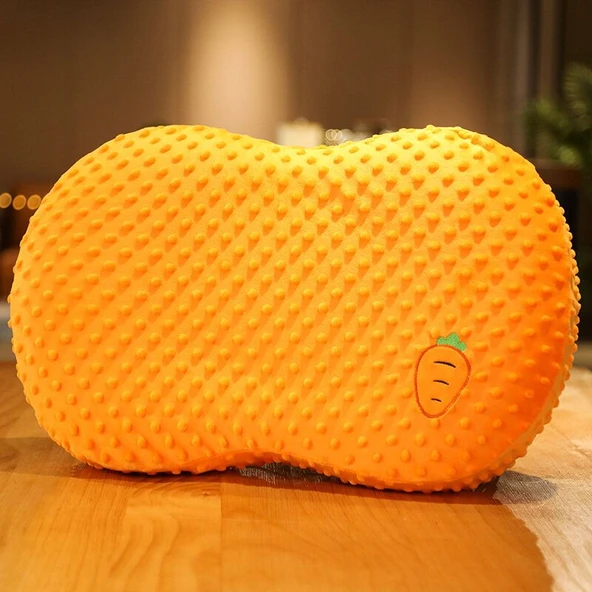 Hafızalı Kedi Göbek Yastığı - Çilek - 55x35cm - Resim 8