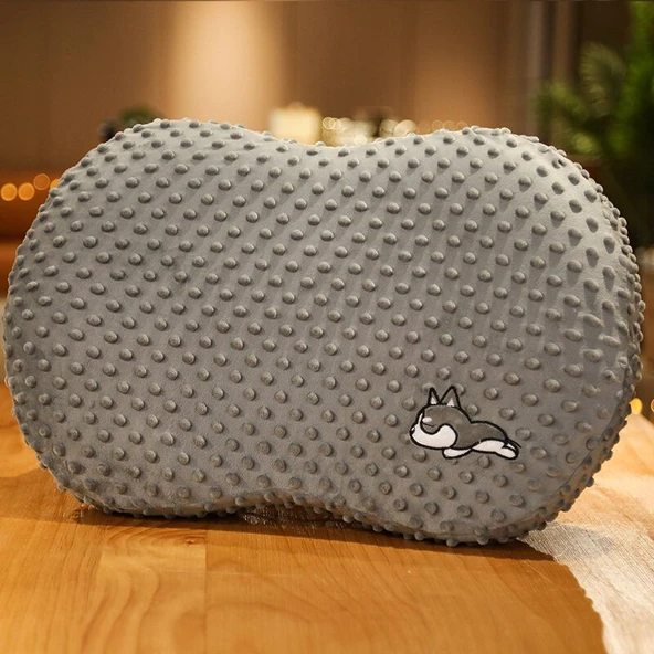 Hafızalı Kedi Göbek Yastığı - Çilek - 55x35cm - Resim 7