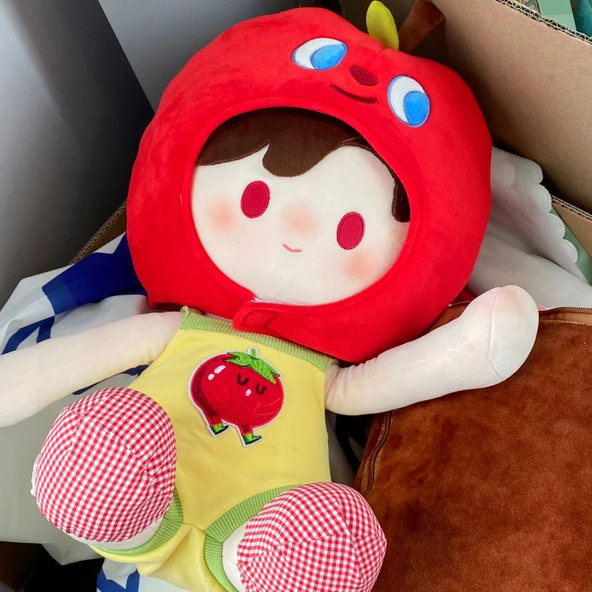 40cm Bebek için Armut Çorap ve Üst Peluş Kıyafet Seti - 8