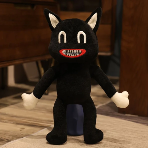 Siren Head Peluş Oyuncak - Siyah Kedi - 38cm