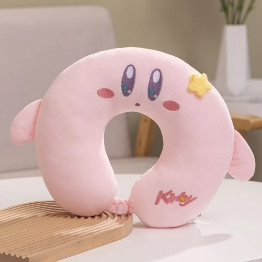 Kabi Pembe Kapüşonlu U Şeklinde Boyun Yastığı - Tek Beden - Resim 7