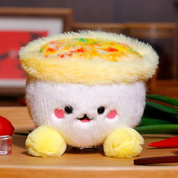 Sarı Kasede Pilav Peluş Oyuncak - 10cm