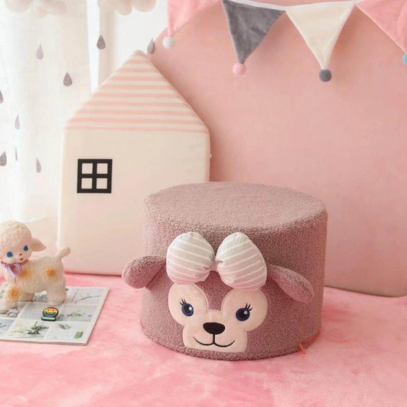 Çizgi Film Hayvan Peluş Tabure Duffy Ayı 30x21cm - 3