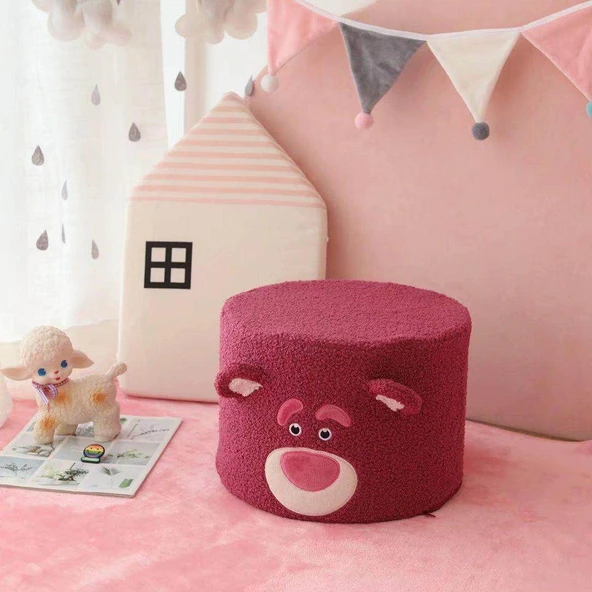 Çizgi Film Hayvan Peluş Tabure Cinnamoroll 30x21cm - 5