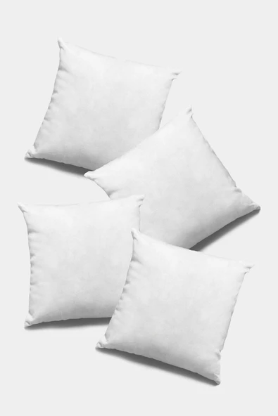 Yastık Iç Dolgusu Kırlent Içi 400gr Premium Ultra Dolgun 45x45cm - 4 Adet