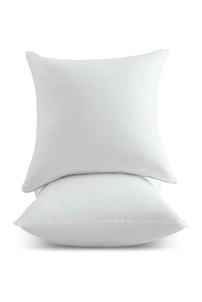Tekstil 2li Kırlent Yastık 45 X 45 Cm 350 Gr Boncuk Silikon Kırlent Içi Dolgulu