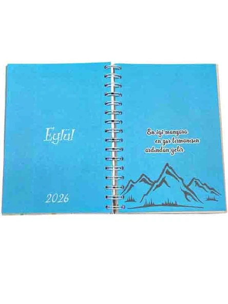 Lizy 2025 Eylül - 2026 Aralık Spiralli Akademik Ajanda A5 15x21 cm Tasarım-2 - 3