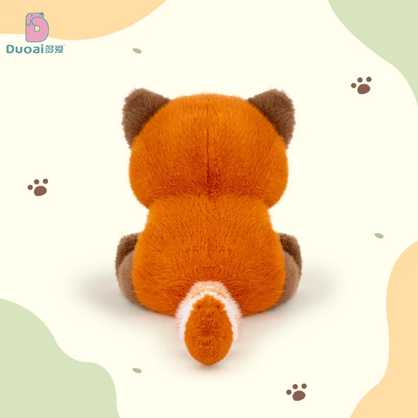 Kızıl Panda Peluş Oyuncak - Oturan - 23cm - 4